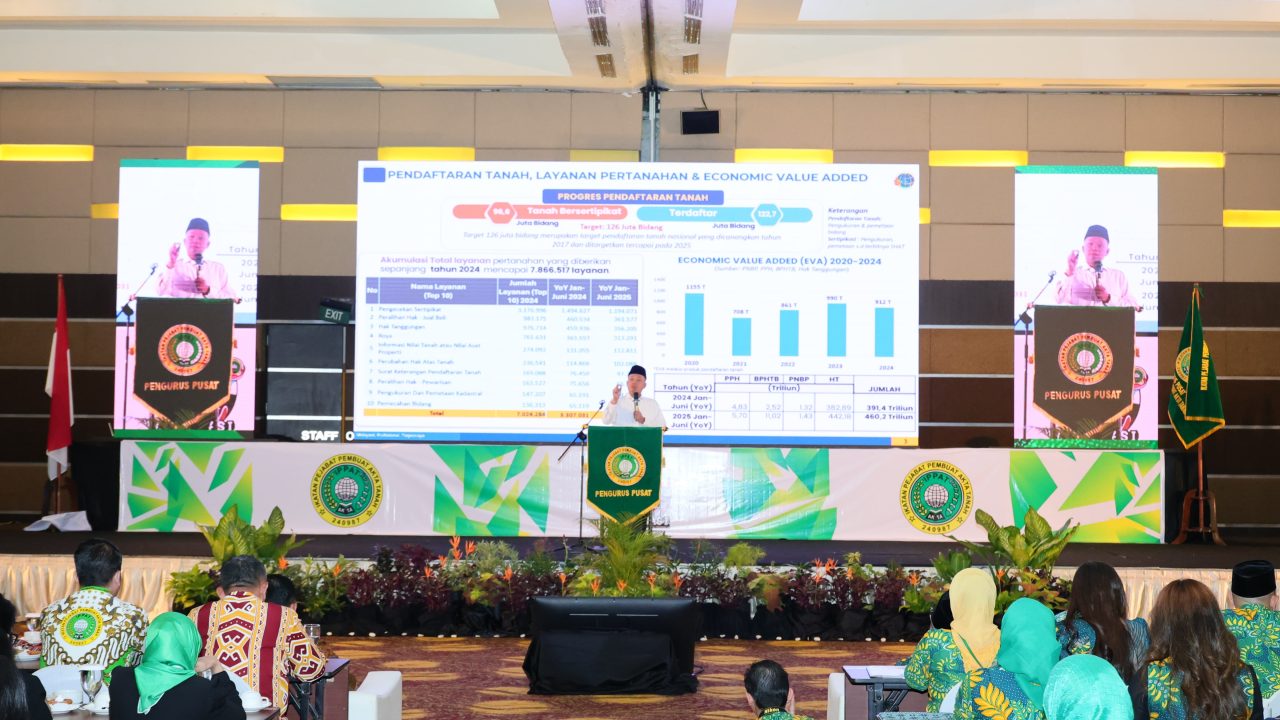 Sebagai Hulu dari Layanan Pertanahan, Menteri Nusron Ingin IPPAT Ikut Berperan dalam Transformasi Layanan Pertanahan